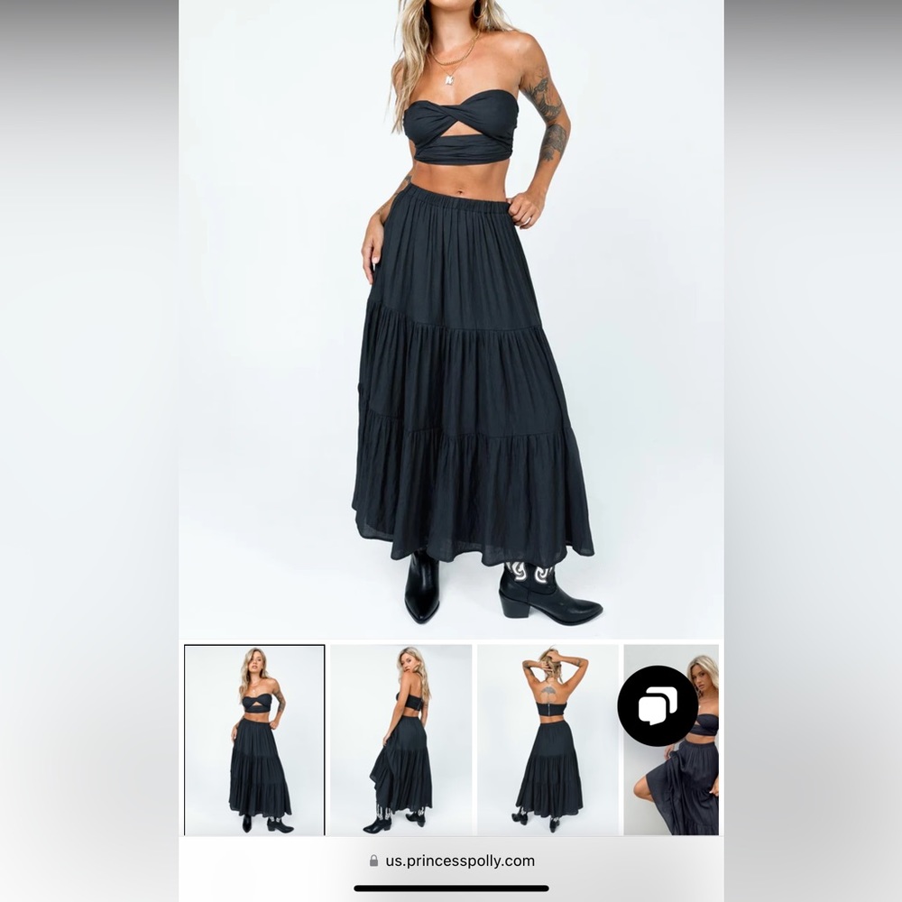 Princess Polly skirt and top set